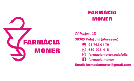 Farmàcia Moner targeta